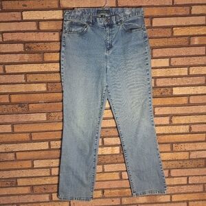LRL Lauren Jeans Co. Ralph Lauren Straight Leg Size 14 Light Wash Jeans